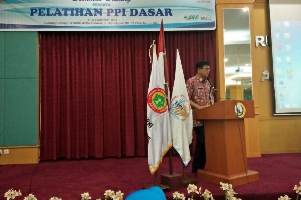 Pelatihan PPI di RSUD AA, HIPPII Riau Datangkan Pakar Mikrobiotik