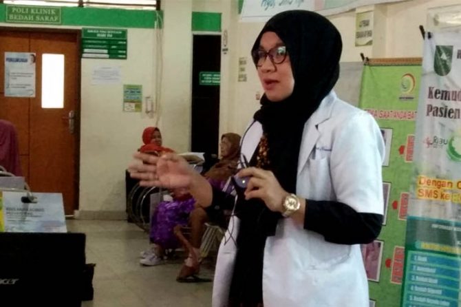 PKRS-KSM RSUD Arifin Achmad Gelar Penyuluhan Jantung Koroner dan Pencegahannya