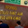 Meningkat, Ini Rincian Kunjungan Pasien RSUD Arifin Achmad Awal Pekan