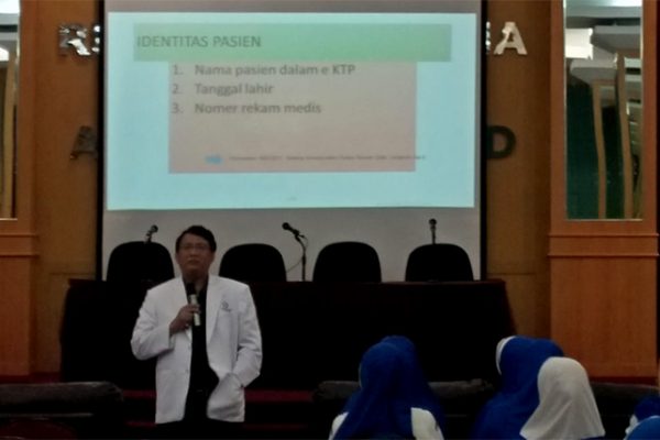 Lagi, KPRS RSUD Arifin Achmad Sosialisasikan Sasaran Keselamatan Pasien