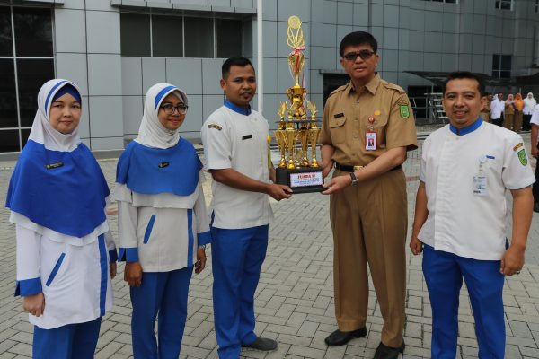 TIM PPNI RSUD ARIFIN ACHMAD MENDAPAT JUARA 2 DALAM PERLOMBAAN SKIL STATION DALAM RANGKA HUT PPNI KE-45