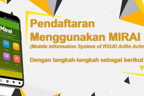 Prosedur Penggunaan Aplikasi MIRAI RSUD Arifin Achmad Provinsi Riau