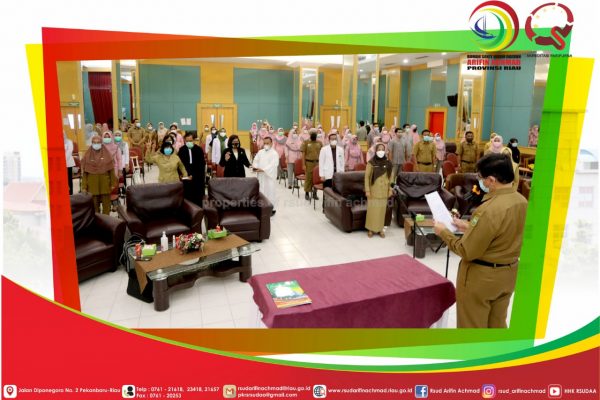 RSUD Arifin Achmad Provinsi Riau Lantik Pejabat Administrasi Dan Pejabat Fungsional