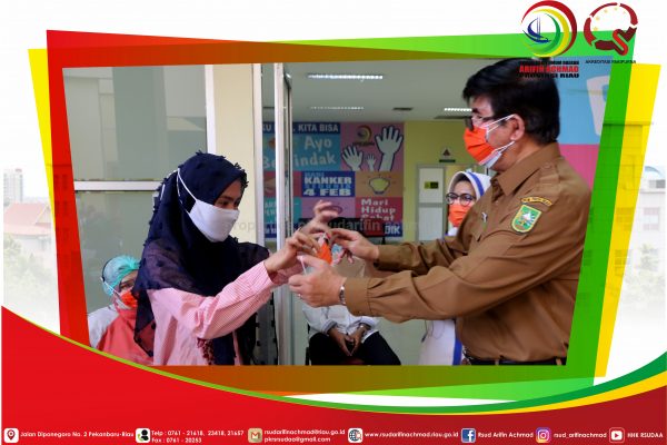 Memperingati Hari Kanker Sedunia, RSUD Arifin Achmad Provinsi Riau ajak pasien kanker berikhtiar sebaik – baiknya dalam menjemput sehat.