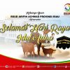 Keluarga besar RSUD Arifin Achmad Provinsi Riau mengucapkan selamat Hari Raya Idul Adha 1442 H.