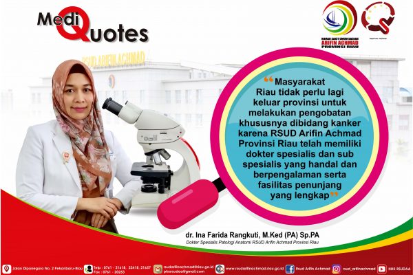 Pelayanan Laboratorium Anatomi RSUD Arifin Achmad Provinsi Riau