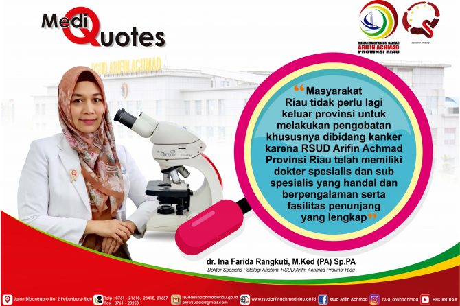 Pelayanan Laboratorium Anatomi RSUD Arifin Achmad Provinsi Riau