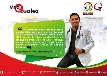 Dengan metode minimal invasif, penyembuhan pasca operasi bedah saraf di RSUD Arifin Achmad Provinsi Riau dapat menjadi lebih cepat.