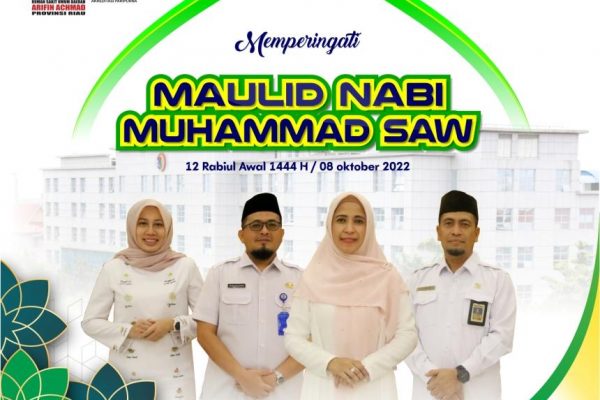 Selamat memperingati hari Maulid Nabi Muhammad SAW 1444 H