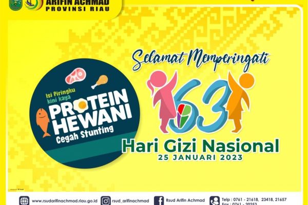 Selamat memperingati Hari Gizi Nasional tahun 2023