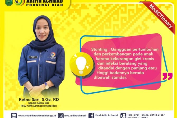 Peringatan Hari Gizi Nasional, Instalasi Gizi RSUD Arifin Achmad Provinsi Riau ajak masyarakat cegah stunting dengan makanan bergizi.