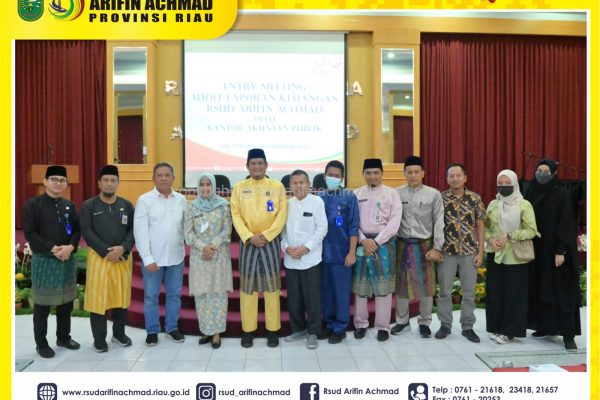 Tingkatkan pengelolaan BLUD, RSUD Arifin Achmad Provinsi Riau Entry Meeting dengan KAP