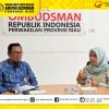 Direktur RSUD Arifin Achmad Provinsi Riau kunjungi Ombudsman Provinsi Riau