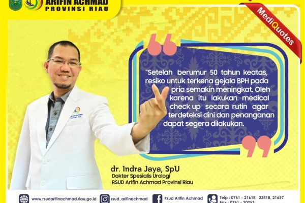 Mari kenali gejala pembesaran kalenjer prostat dan penanganannya