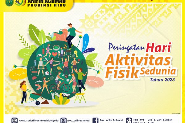 Selamat memperingati Hari Aktifitas Fisik Sedunia Tahun 2023