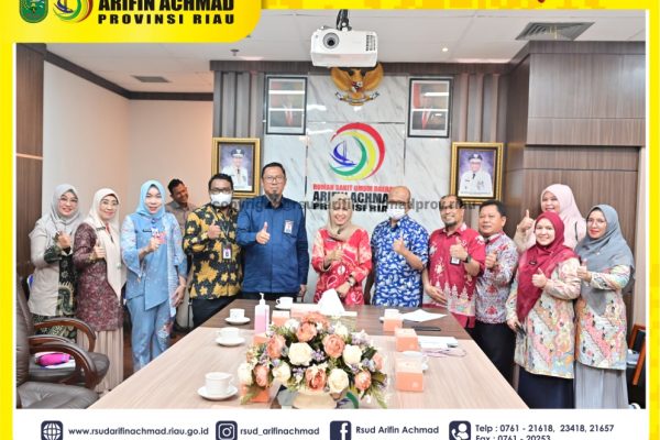 RSUD Arifin Achmad Provinsi terima kunjungan Ombudsman Provinsi Riau