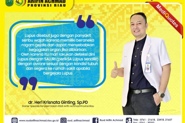 Mari kenali gejala Lupus dan cara deteksi dini pada Lupus