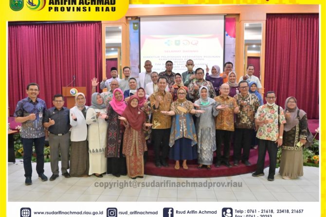 Persiapan untuk menjadi rumah sakit pengampu di Provinsi Riau, RSUD Arifin Achmad dikunjungi Tim Kemenkes RI