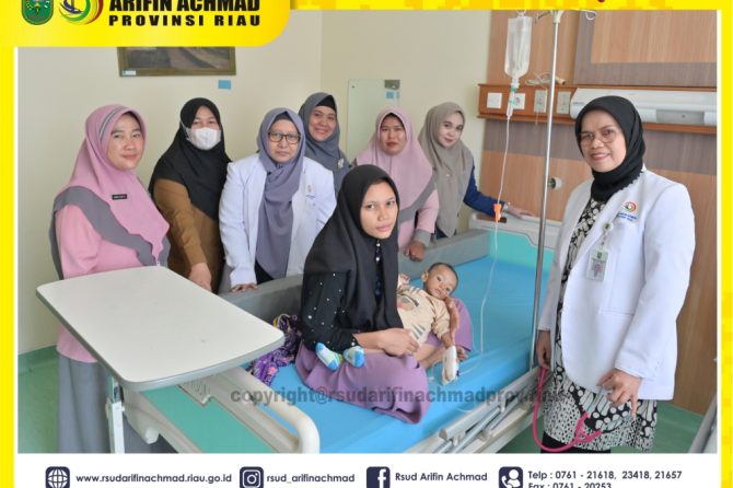 Tim Stunting RSUD Arifin Achmad Provinsi Riau berikan pelayanan terbaik bagi pasien stunting hingga sampai kerumah