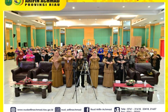 Meriahkan HUT yang ke 47, RSUD Arifin Achmad Provinsi Riau gelar seminar awam tentang Kanker Serviks.