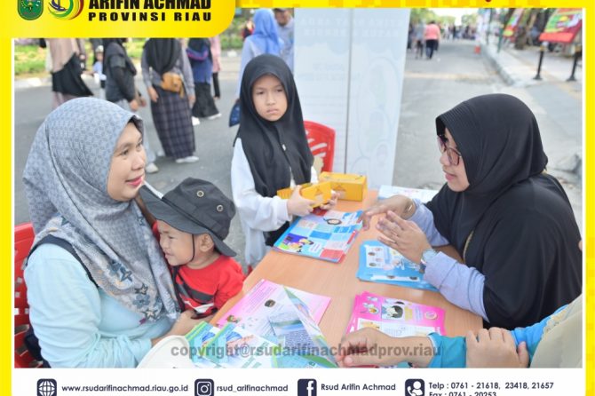Peringati Hari Anak Nasional, RSUD Arifin Achmad Provinsi Riau gelar konsultasi gratis di CFD