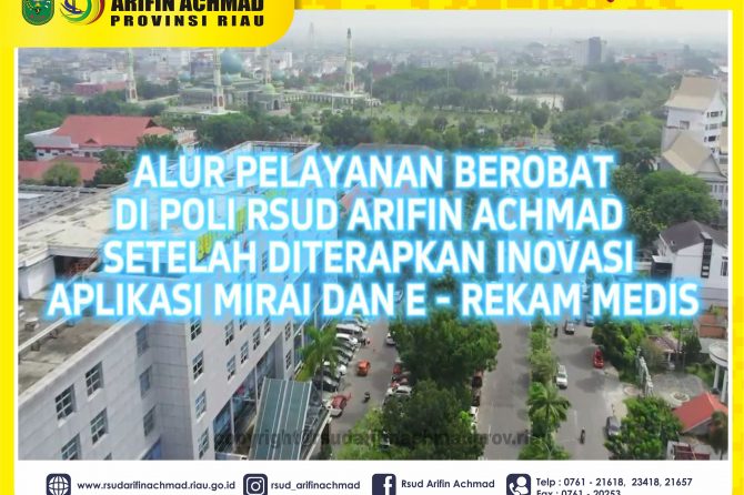 Percepat proses pelayanan, RSUD Arifin Achmad Provinsi Riau kembangkan aplikasi Mirai terapkan EMR.