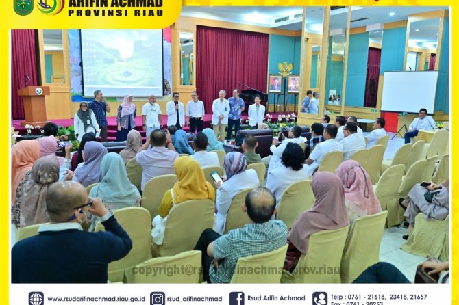 Ramah tamah Komite Medik dan KSM di RSUD Arifin Achmad Provinsi Riau dengan Direksi dan manajemen