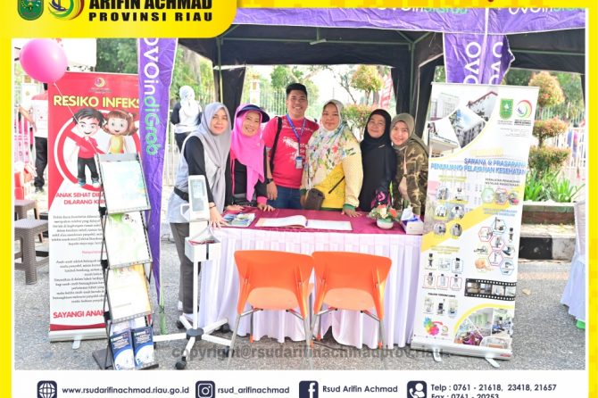 RSUD Arifin Achmad Provinsi Riau turut serta meriahkan Puncak Peringatan Hari Sepsis Sedunia di CFD