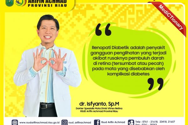 Mari mengenal Retinopati Diabetik, Komplikasi Diabetes yang dapat menyebabkan kebutaan.