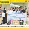 Di beri semangat untuk terus berobat, Pasien Anak RSUD Arifin Achmad Provinsi Riau di kunjungi oleh PT HALEYORA POWER