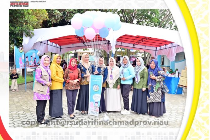 RSUD Arifin Achmad Provinsi Riau peringati Hari Gizi Nasional bersama Puskesmas Rumbai Bukit dan Kader Posyandu