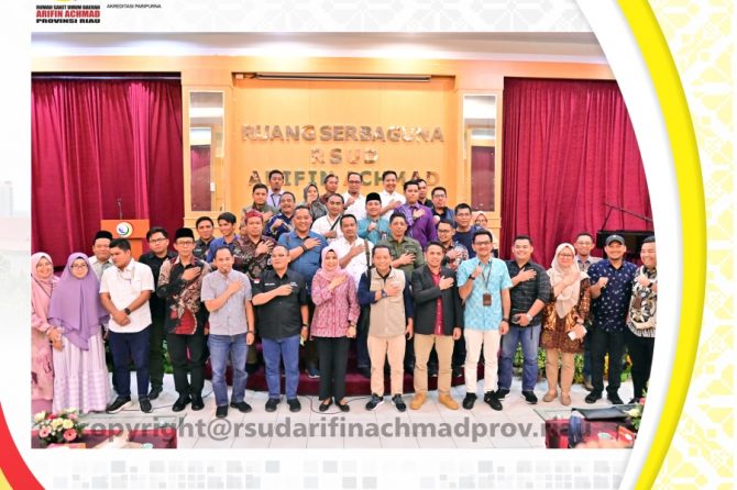 Pastikan pemeriksaan kesehatan Bakal Calon Pimpinan Kepala Daerah bisa berjalan lancar nantinya, RSUD Arifin Achmad Provinsi Riau di visitasi oleh KPU dan Bawaslu