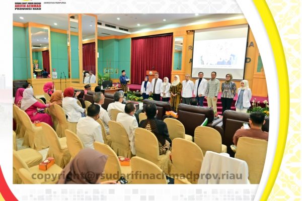 Sertijab Komite Pelayanan Medik periode 2024 – 2027 RSUD Arifin Achmad Provinsi Riau