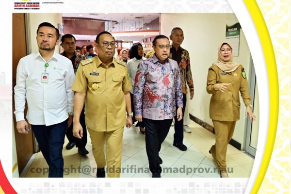 Dikunjungi oleh Komisi IX DPR RI, Pelayanan di RSUD Arifin Achmad Provinsi Riau cukup baik.