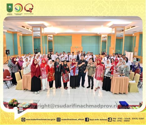 Tim PPRA RSUD Arifin Achmad Provinsi Riau gelar Sosialisasi “Mencegah Resistensi, Mencapai Kesembuhan : Menyelelaraskan Antibiotik Profilaksis dengan Prinsip Antimicrobial Stewardship “.