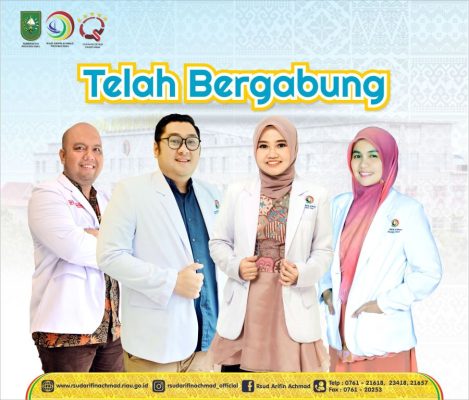 Selamat bergabung para dokter spesialis baru di RSUD Arifin Achmad Provinsi Riau