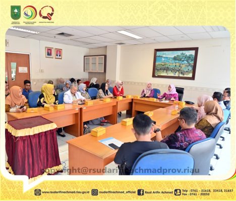 RSUD Arifin Achmad Provinsi Riau terima Audiensi dari FK UNRI
